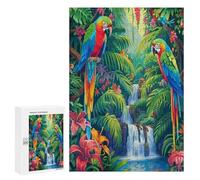 Lovely Parrot 300Pc Jigsaw Puzzles Adults KidsJigsaws Weekend Parent Child Activity After Work Stress Relief Vibrant Gift Home Decor 300 PCS