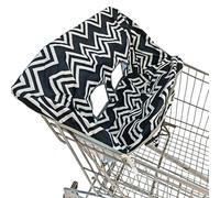 Lovely Pattern Baby Cart Sleeve Shopping Cart Seat Case Guard Neutral Design Portable 2 in 1 Protector for Restaurants Portable Carry Bag for High Chair Cover