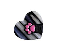Lovely Paw Shape Hair Rope Hair Clip Sweet Braided Ponytail Hair Rope Paw Heart Shape Hair Clip For Woman