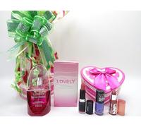 LOVELY Perfume & Make Up Kit Gift Hamper Beauty Bundle
