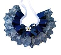 Lovely Pet Collar Lace Bowknot Cute Necklace Puppy Collar Dog Cat Necklace Decor Collars For Small Dogs Kitten Neckerchief Clever fashion