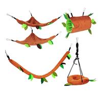 Lovely Pet Hammock Tunnel Bed Soft Winter Warm Hanging Nest Swing Bed Hamster Squirrel Chinchilla 5