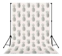 Lovely Pineapple 5x7ft Photography Backdrop Soft Anti-Wrinkle Photo Background For Studio, Newborn, Birthday Party & Video Recording