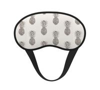 Lovely Pineapple Print Blackout Sleep Mask, with Adjustable Strap for Travel, Night Work, Nap, Office