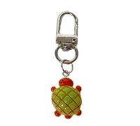 Lovely Pineapple Turtles Charm Unique Pineapple Turtles Designs Phone Strap Charm for Stylish Accessorizing, plastic/cloth/feather, No Gemstone