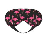 Lovely Pink Flamingos Print Sleep Eye Cover Soft Eye Shade for Women Men, Night's Sleep, Travel, Nap