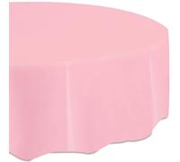 ROUND PLASTIC TABLECLOTH (84" DIAMETER) - BIG BULK DISCOUNTS,22 COLOURS