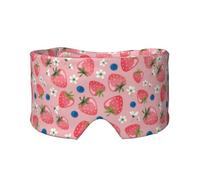 Lovely Pink Strawberry, Full Eye Covers Light Blocking Eye Mask Sleep Eye and Ear Muffs