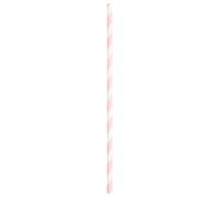 Lovely Pink Striped Paper Straws (28cm) - Vibrant & Attractive Designs - Perfect for Parties, Events & Everyday Use - 10ct