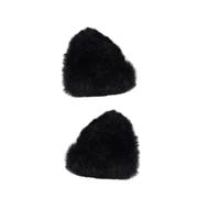 Lovely Plush Cats Ear Hair Clips, Comfortable Hair, Black | Delicate Plush Cats Ear Hair Clips; Soft Nonslip Bangs Clips; Eye Catching Hair Decoration