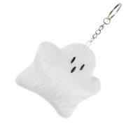 Lovely Plush Keychain Plush Ghost Keyring Key Chains Keychain Key Pendant Plush Key Chain Key Chain Cute Aesthetic Keychain Hanging Decor for Bag Hanging Decor for Bag Ghost Shape