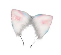 Lovely Plush Puss Ear Hairband Comfortable Headpiece For Costuming Halloween Incidents Children Adults