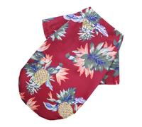 Lovely Puppy Beach Shirt T-Shirt Pineapple Beach Costume Shirt Costume Pet Party Pet Pet Pet Outing