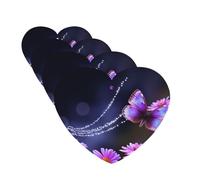 Lovely Purple Butterfly Car Air Freshener Cards for Women Men 4 Pack Cute Car Accessories Long Lasting Scent Car Diffuser Hanging Auto Aromatherapy Tablets Car Fresheners Gifts