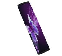 Lovely Purple Butterfly Car Seat Belt Cover Soft Comfortable Shoulder Seatbelt Pads Cover Seat Belt Pad for Suitable for Car Interior Accessorie
