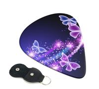 Lovely Purple Butterfly Guitar Pickfor Pickups For Acoustic Electric Guitar Bass Ukulele