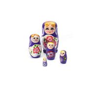 () Lovely Russian Nesting Matryoshka 5-Piece Wooden Doll Set
