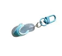 Lovely Sea Charm Animal Chain Accessories Vibrant Resin Charm Ornaments Adult Funny Animal Slippers Keychain, フリーサイズ