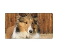 Lovely Sheltie Dog,Mouse Pad Large Desk Pad Computer Keyboard Mouse Mat with Non Slip Rubber Base 40 x 70 cm