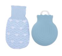 Lovely Silicone Hot Water Pouch for Cold Winter Portable Warmth | Blue Colour, Multi Function Keep Warm Design, Compact Size, Comfortable Feel, Handy for Winter Use
