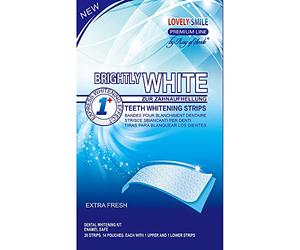 Lovely Smile | 28 White-Strips Teeth whitening Strips - Advanced NO-Slip Technology - Professional Teeth Whitening Kit - Premium Line by Ray of Smile®