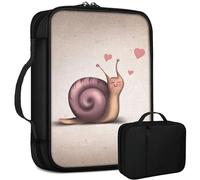 Lovely Snail Bible Bag Large Bible Case Cover for Women Men, Multi-Functional Church Bag Bible Protector with Handle Zippered Pocket Christian Gift Bible Study Supplies