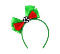 Lovely Soccer Bowknot Shape Hairband Woman Competitionss Cheer Headbands for Sports Event Football Game Headpieces for Girl for Women