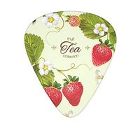 Lovely Strawberry Stolmx Guitar Pick Set - Full Print Design, 3 Thicknesses Available
