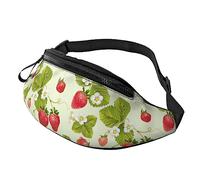 Lovely Strawberry Waist Pack Fanny Packs for Men Women Waist Bag with Adjustable Strap for Running Travel Hiking Dog Walking Workout