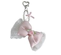 Lovely Sturdy Fabric Bowknot Hanging Decoration Portable For Enhancing The Ambiances Of Bedrooms And Gifts Giving Room Decoration