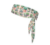 Lovely succulent plants Women's Sports Headband with Patterns for Fitness, Basketball, Running, Badminton and Mountaineering