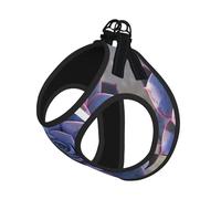 Lovely Succulent Print Harness Leash Set For Cat Dog, Reflective Adjustable Escape-Proof Vest Lead With Soft Breathable Mesh, For Small Pets And Kitten Puppy