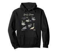 Lovely Swans - Seven Types of Swans Pullover Hoodie