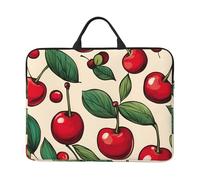 Lovely Sweet Red Cherry 2 Print 14in Laptop Case Sleeve Water-Resistant Portable Notebook Cover Bag For Office