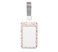 Lovely Sweet Red Cherry Badge Holder with Lanyard,Fashionable Id Card Holders,for Offices Id, School Id, Driver Licence (Gifts)