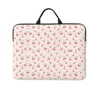 lovely sweet red cherry Printed 14in Laptop Case Sleeve Bag â€“ Portable Handle & Zipper â€“ Ideal for Travel, Business & Office Use