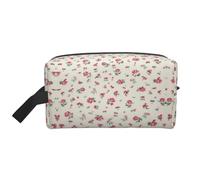 Lovely Sweet Red Cherry Storage Bag Toiletry Bag Cosmetic Bag Stationery Bag Travel Bag Daily Storage Bag