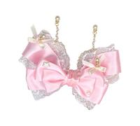 Lovely Tassels Hair Clip for Kids with Bowknot and Pearls Designs Portable Accessory for Parties and Daily Wear