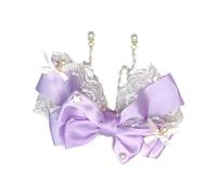 Lovely Tassels Hair Clip for Kids with Bowknot and Pearls Designs Portable Accessory for Parties and Daily Wear