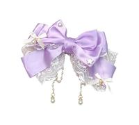 Lovely Tassels Hair Clip For Kids With Bowknot And Pearls Designs Portable Accessory For Parties And Daily Wear