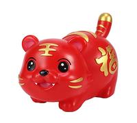Lovely Tiger Piggy Bank Coin Box Money Saving Jar 2022 Chinese Ornament Collectible Kids Coin Bank