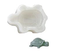 Lovely Tortoise Silicone Mold Cookie Pottery Making Reusable Baking Template Mold for Baking Liquid Fondant Shaper Epoxy Resin Moldssilicone Unique for Beginners Epoxy Resin Molds Large Table