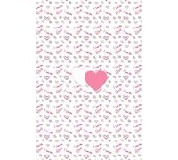 Lovely Valentine Theme Notebook: Cute Hearts Journal with Lined Pages, Romantic Gift Diary for Loved Ones, 6 x 9 Inches