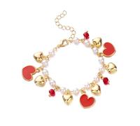 Lovely Vocation Fashion Jewelry Accessory For Women With Strawberry Cherrys Heart And Pearls Beads Sweet Styles Jewelry