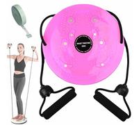 Lovely Waist Sculptor Twist, Loovey Waist Twister, 2025 New Waist Sculptor Machine, Body Shaping Waist Twisting Disc, 10 Inch Waist Sculptor Twister With Arm Bands and Handles for Legs (pink)
