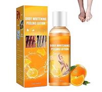 Lovelycat Body whitening cream exfoliating lotion orange exfoliating lotion body exfoliating gel brighten skin without blemish improve body skin and gently exfoliate (1PC)