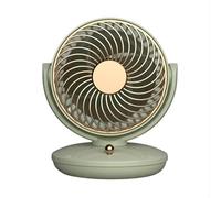 Lovelycat Desk fan usb Desk fans, 3-Speeds Powerful Airflow, Ultra-Long Battery Life, USB-C Fast Charging Port, Lightweight Quiet Portable Cooling for Home & Office Bedroom Travel（Green）