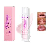 Lovelycat Lip Gloss Booster High Gloss Mirror Lip Gloss Fragrant and Spicy Lip Balm Glossy Lip Oil Super Moisturizing and Nourishing Natural Lip Gloss (2#, same size)