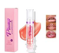Lovelycat Lip Gloss Booster High Gloss Mirror Lip Gloss Fragrant and Spicy Lip Balm Glossy Lip Oil Super Moisturizing and Nourishing Natural Lip Gloss (6#, same size)