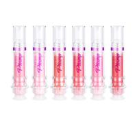 Lovelycat Lip Gloss Booster High Gloss Mirror Lip Gloss Fragrant and Spicy Lip Balm Glossy Lip Oil Super Moisturizing and Nourishing Natural Lip Gloss (6PC, same size)